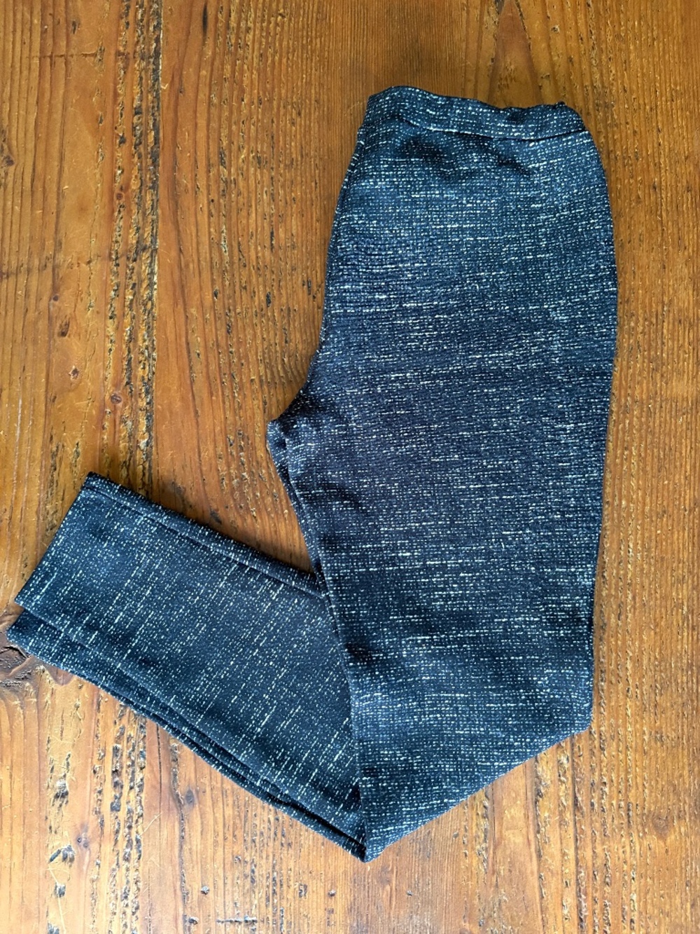 Joie Keena Tweed Print Legging Pants Size Medium Black, Gray, White